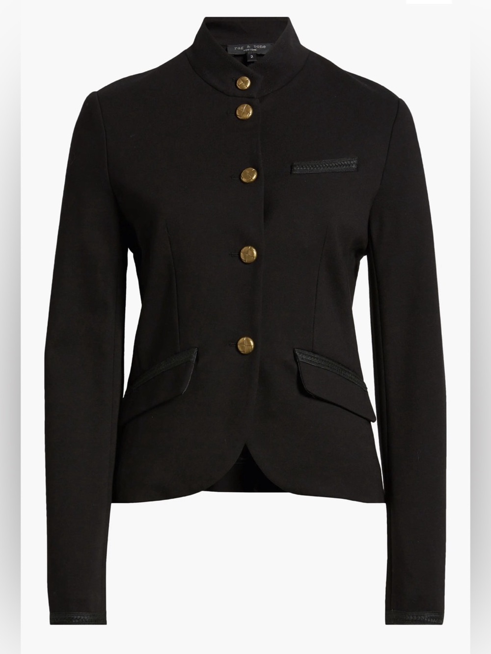 rag & bone Slade Cropped Ponte Blazer